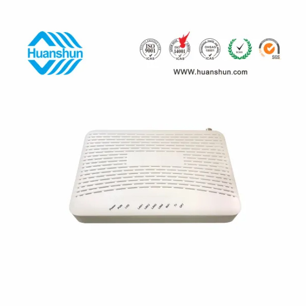 HSOS21176GNW FTTH 終端（XPON ONU WIFI，CATV） （GE+3FE+2*2WIFI+CATV NE)